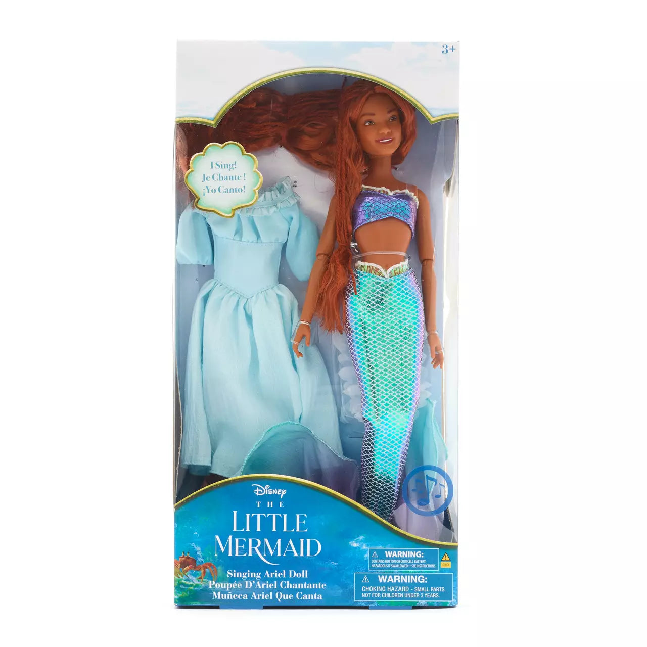 Disney Ariel Singing Doll – The Little Mermaid – Live Action Film 11''
