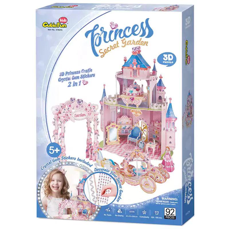 CubicFun Princess Secret Garden 3D Puzzle 92 Pieces