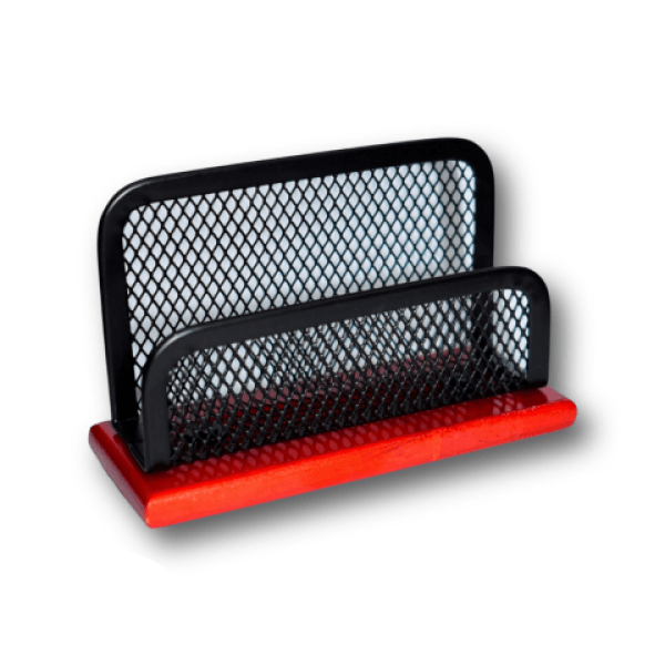K-MAX Card holder with wooden base , Z3505