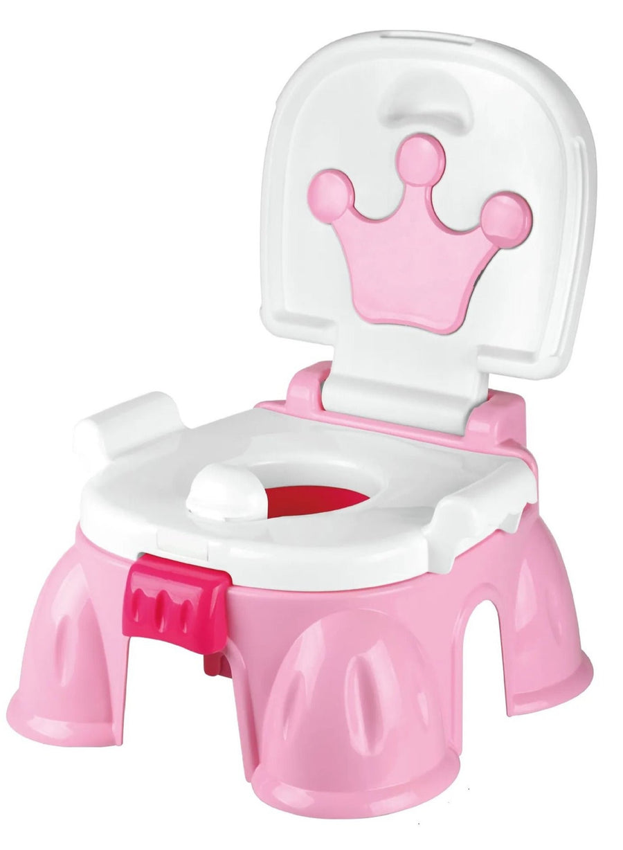 3-in-1 Potty Training Toilet for Kids with Removable Toilet Seat & Step Stool - Pink