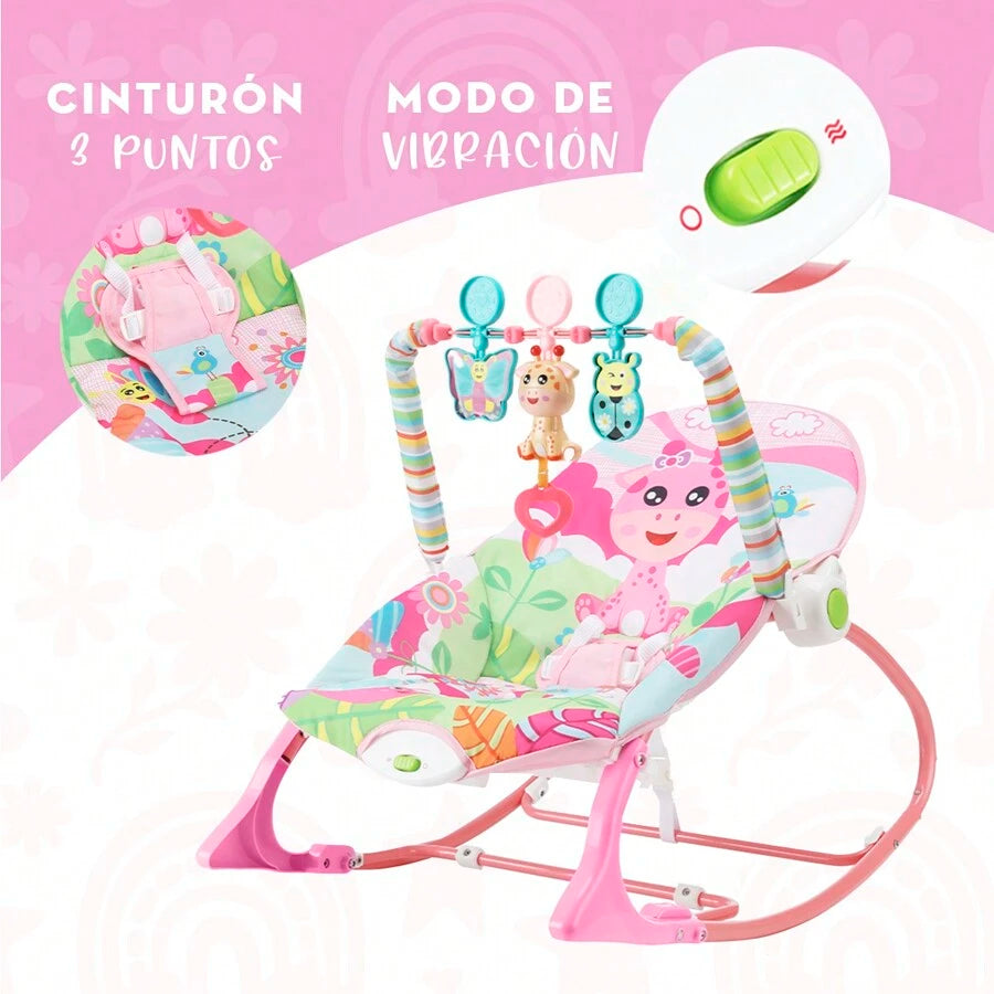 Tiibaby - مقعد هزاز للأطفال الرضع والأطفال الصغار يعزز الراحة والأمان