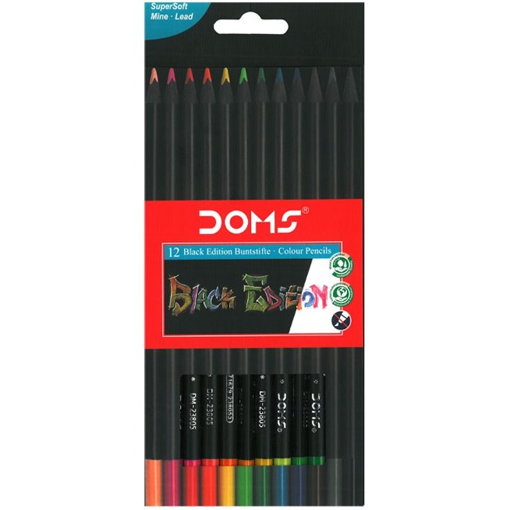 Doms Wood Colors Black Edition - 12 Colors