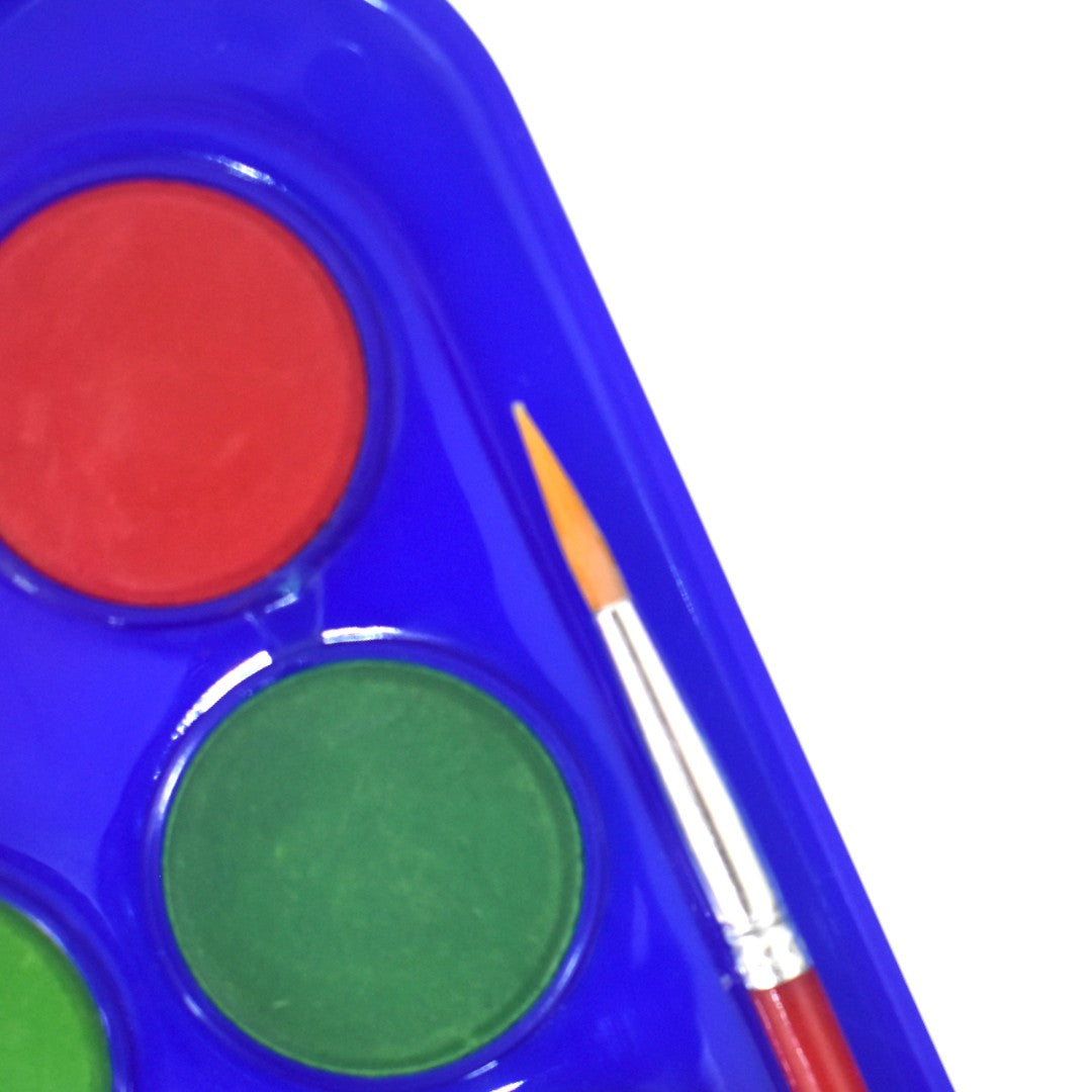 K-MAX Premium Watercolor Acquerelli Palette with Brush - 12 Colors