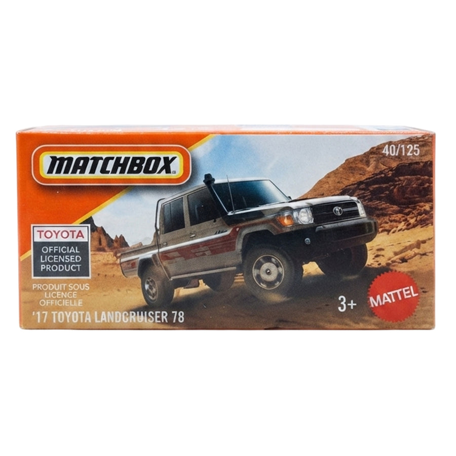 Matchbox 40/125 '17 toyota Landcruiser 78 1:64 Die-Cast