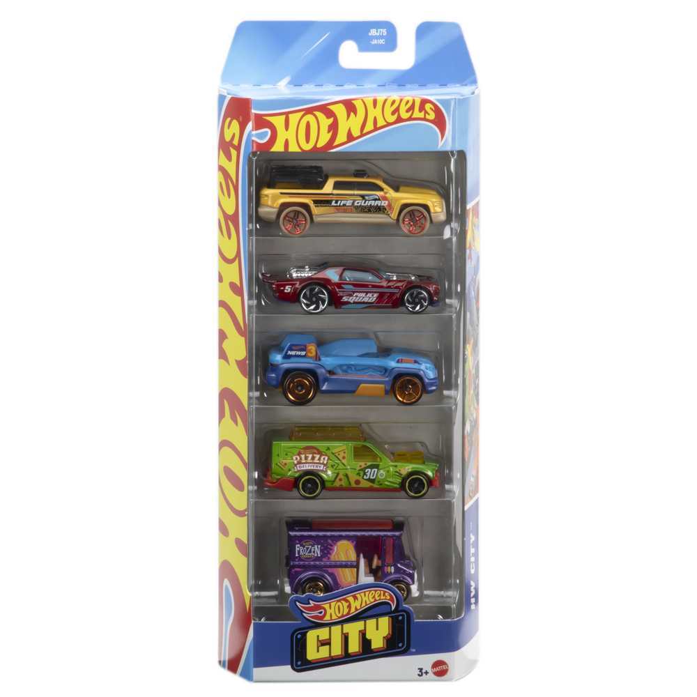 Hot Wheels Pack Of 5 City