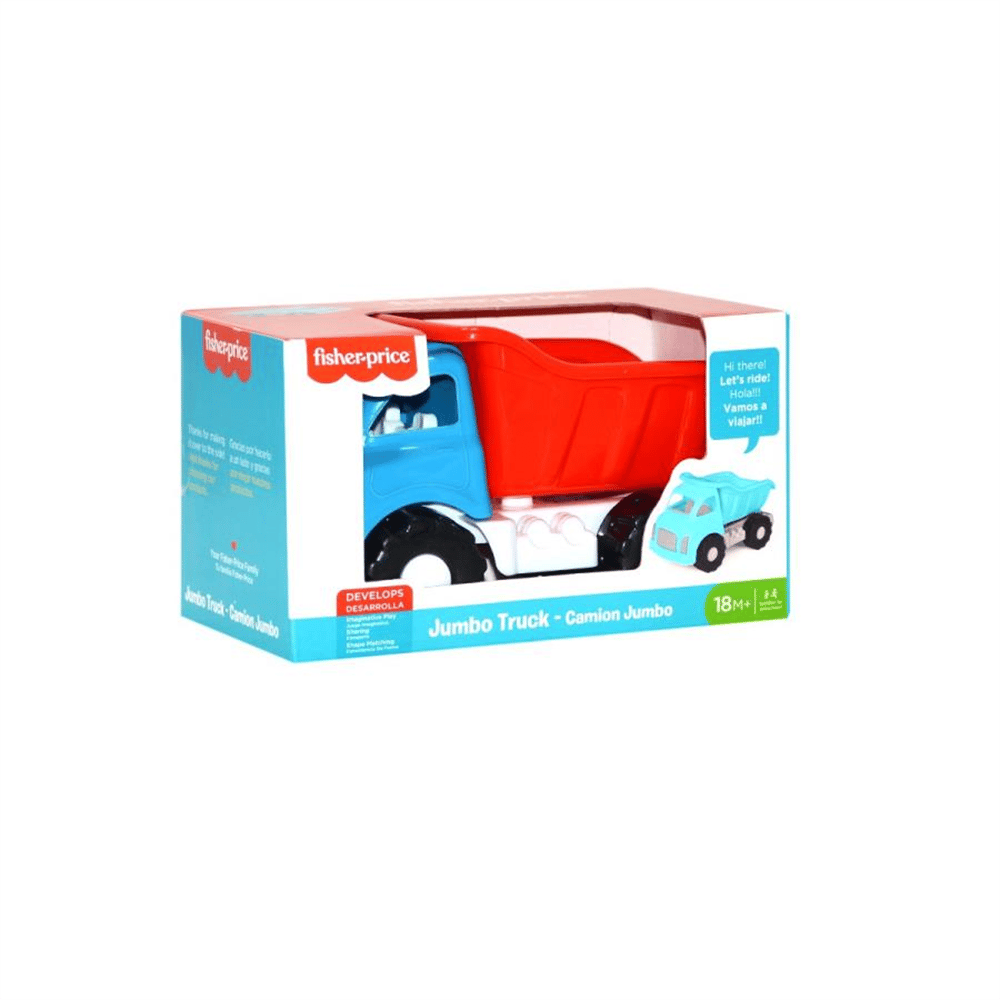FISHER PRICE TRUCK WITH FLAP JUMBO TRUCK ( Colors May Vary )