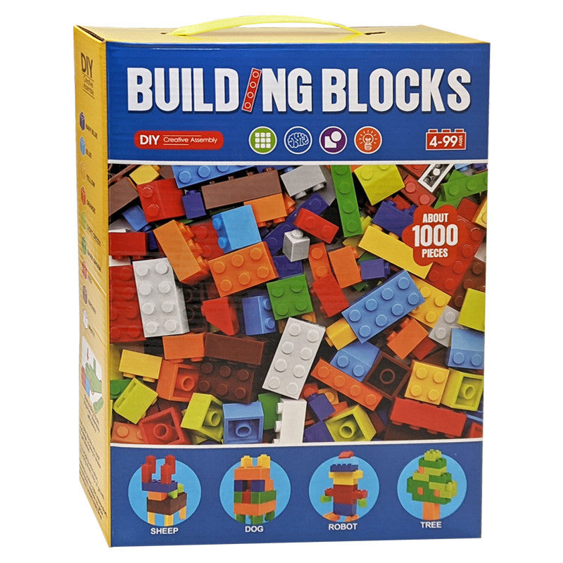 Building Blocks Set of cubes, basic elements, 1000 Pieces