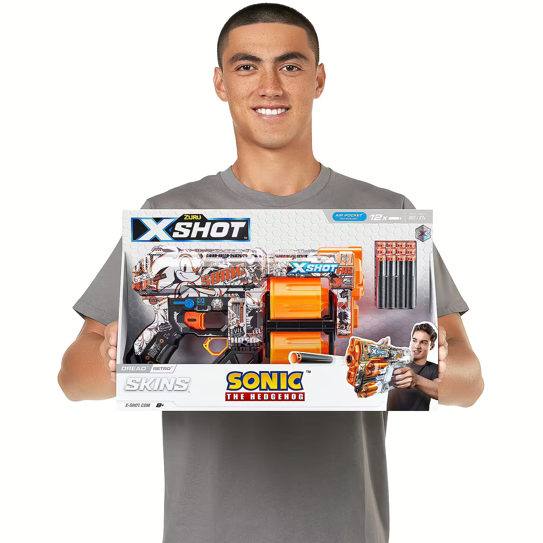 زورو إكس-شوت سكينز سيريز ١ بلاستر دريد سونيك مع ١٢ سهمًا - ريترو