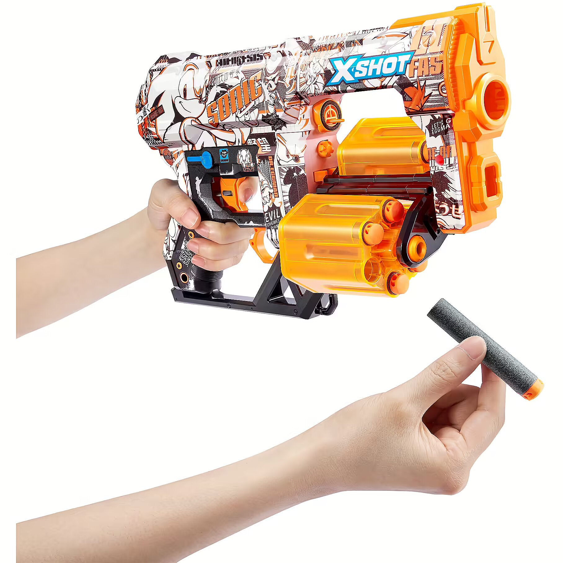 زورو إكس-شوت سكينز سيريز ١ بلاستر دريد سونيك مع ١٢ سهمًا - ريترو