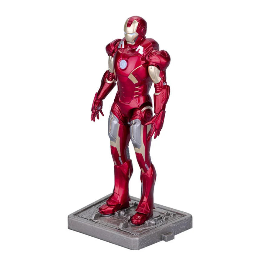 ZD Toys Super Heroes: Marvel - The Infinity Saga - 4 Inch Iron Man Mark 1 , 2 , 3 , 4 , 5 , 6 , 7 Set of (7 PCS) with Base
