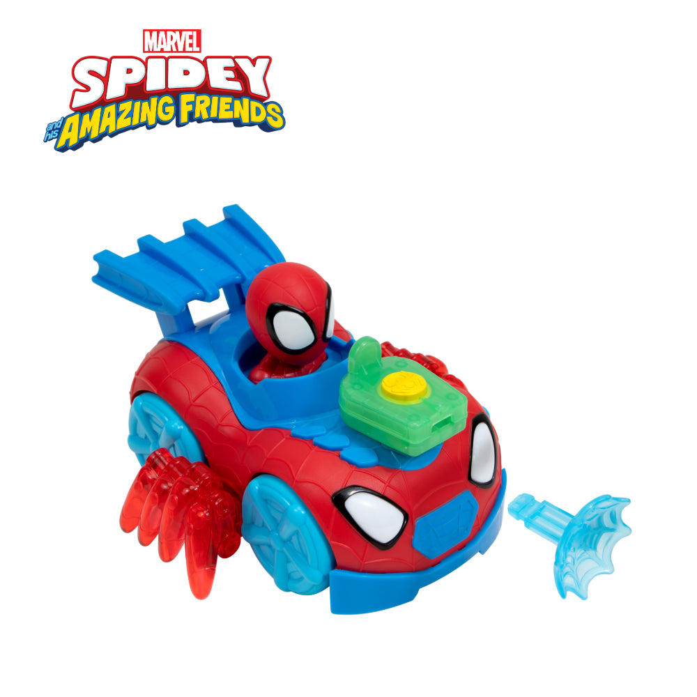 Disney Junior Marvel Spidey and His Amazing Friends Webbed Wheelie Vehicle - Spidey