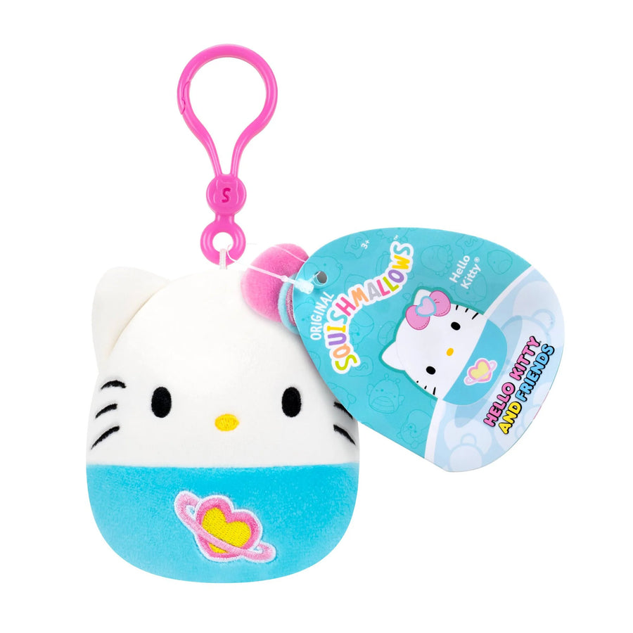 Squishmallows Sanrio Hello Kitty and Friends 3.5-Inch Kawaii Tokyo Clip-On Plush