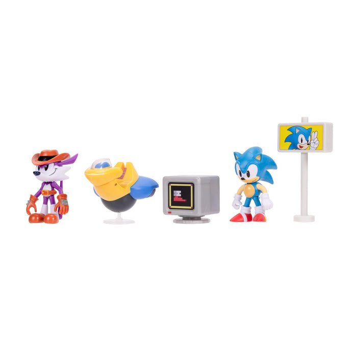 Sonic vs Fang Action Figure Diorama Set – 2.5"