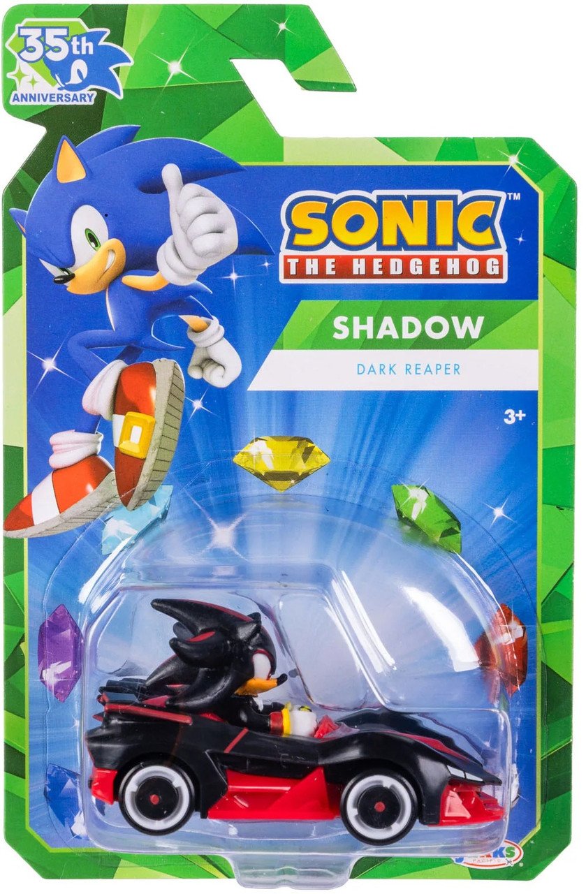Sonic 35th Anniversary Classic Shadow Die-Cast Vehicle Dark Reaper – 2.5"