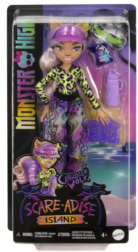 Mattel Monster High Scare-adise Island Clawdeen Wolf Doll
