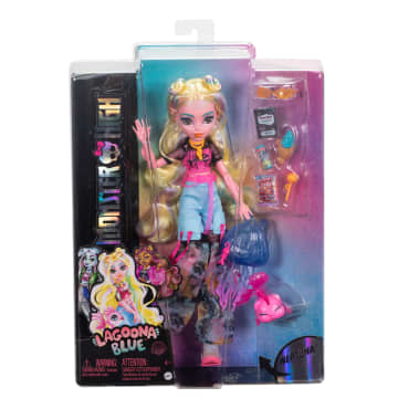 Mattel Monster High Lagoona Blue Fashion Doll With Pet Neptuna And Accessories