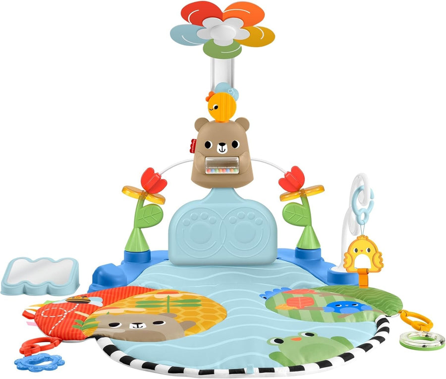 Fisher-Price 3-in-1 Kick & Sway Activity Gym & Play Mat for Newborns