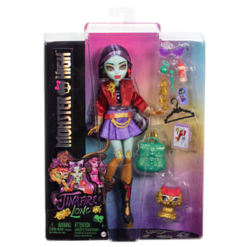 Mattel Monster High Jinafire Long Fashion Doll With Pet Dog Cloudy “Yun Yun” And 7 Accessories