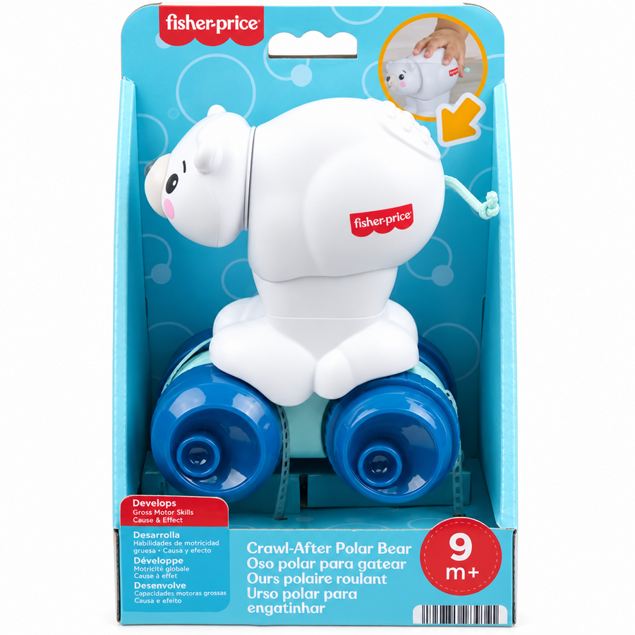 Fisher-Price Crawl-After Polar Bear Baby Toy