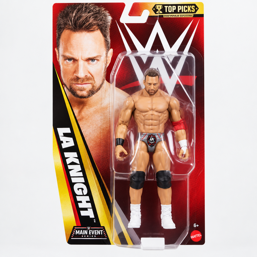 WWE Main Event Top Picks LA Knight Action Figure