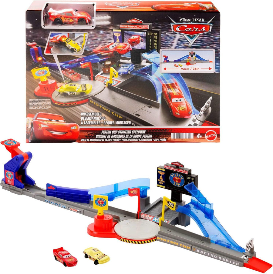 Mattel Disney Pixar Cars Piston Cup Stunting Speedway Playset
