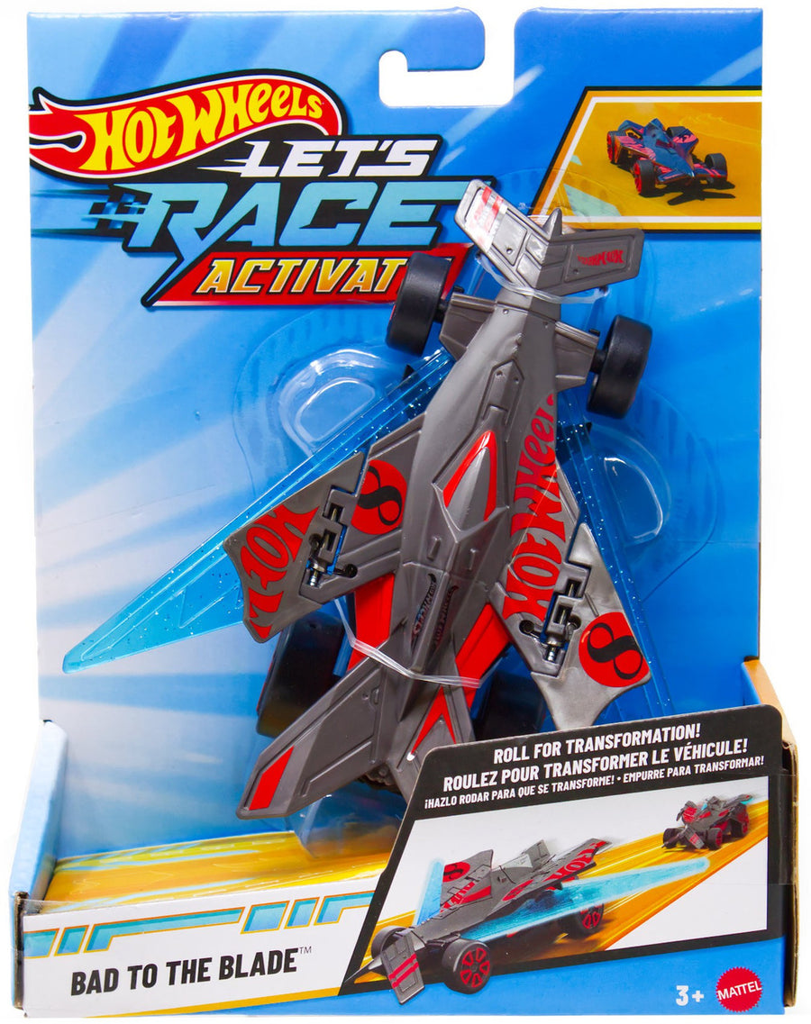 Hot Wheels Let's Race Activate! Bad to the Blade Vehicle