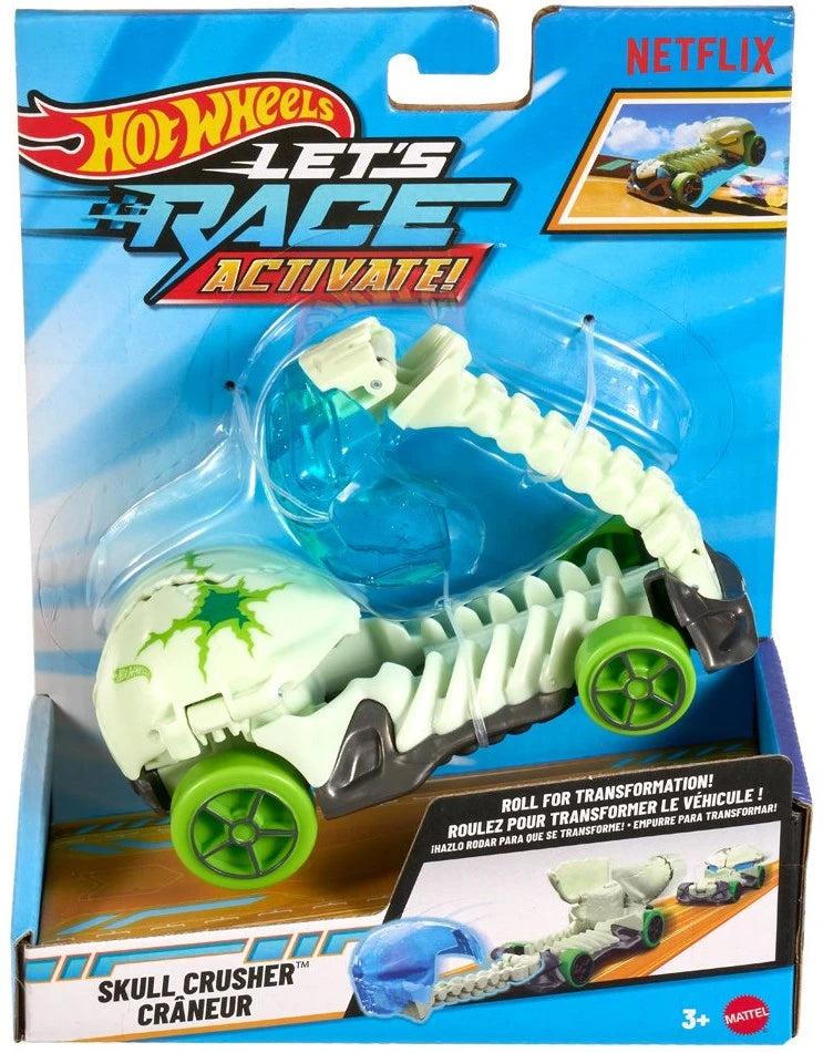 Hot Wheels Let's Race Activate! Skull Crusher Vehicle