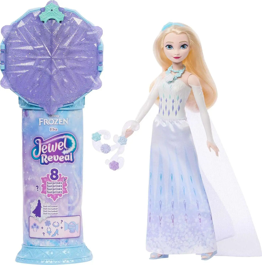Mattel Disney Frozen Jewel Reveal Elsa Surprise Doll [8 Surprises!]