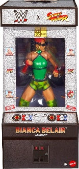 Mattel WWE X Street Fighter Bianca Belair Action Figure & Accessories, 6-Inch Collectible Cammy Mashup Set