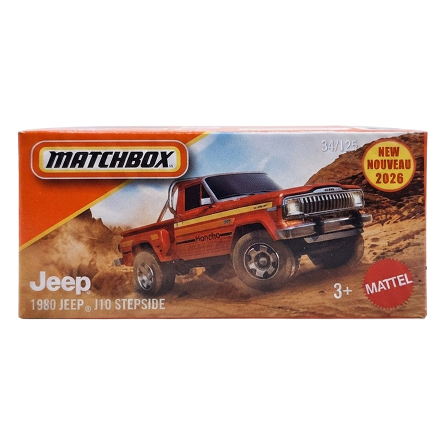 Matchbox 34/125 1980 jeep stepside 1:64 Die-Cast
