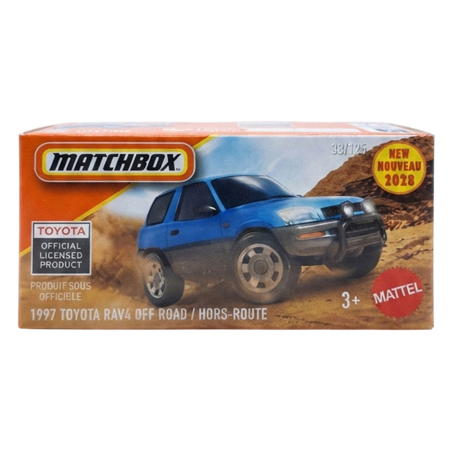 Matchbox 33/125 1997 Toyota Rav4 off Road/ Hors- Route 1:64 Die-Cast