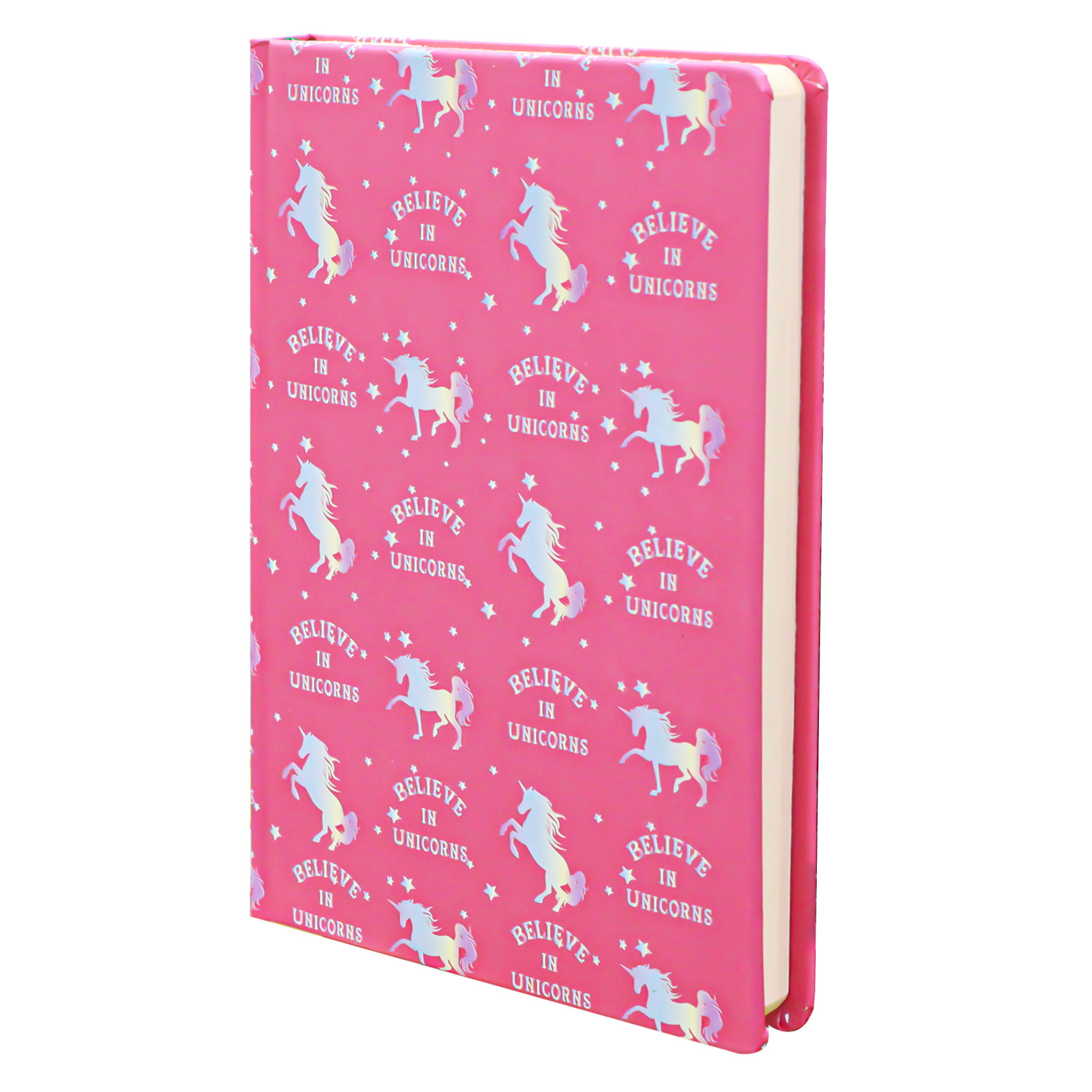 2BE Notebook A5 With Rubber Band  -  Believe In Unicorn ( Pink )