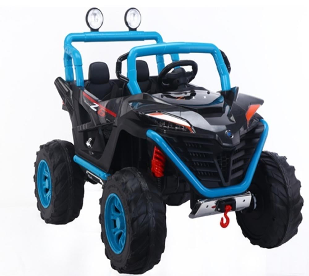 Ride On Truck Car Electric Battery Operated Ride on 4×4 off-road Jeep for kids - Blue