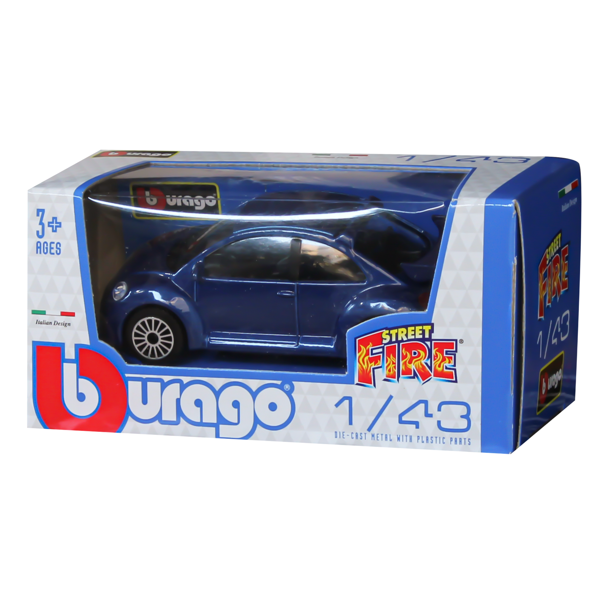 Burago Fire Street Car - فولكس واجن نيو بيتل RSI