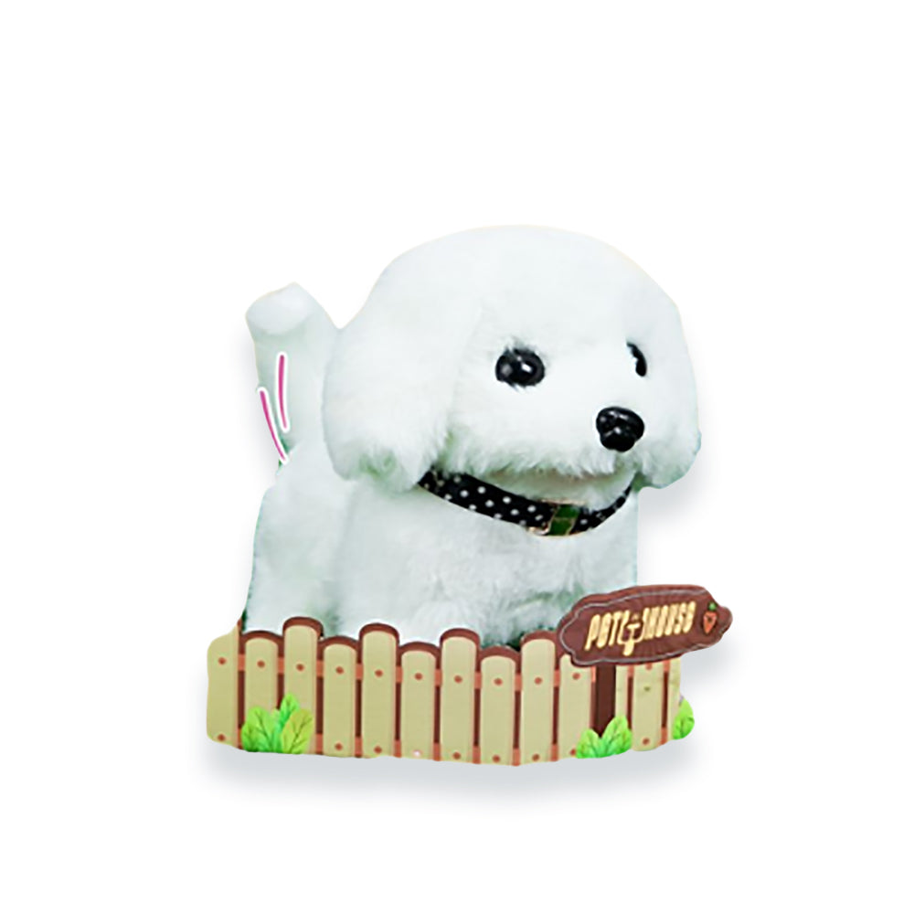 Jolier Fun Toys Mini plush Pet With Pethouse MC-1004 - Colors May Vary