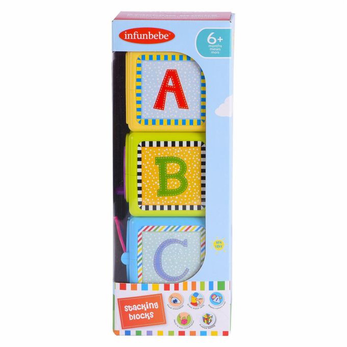 Infunbebe Stacking blocks ABC For kids