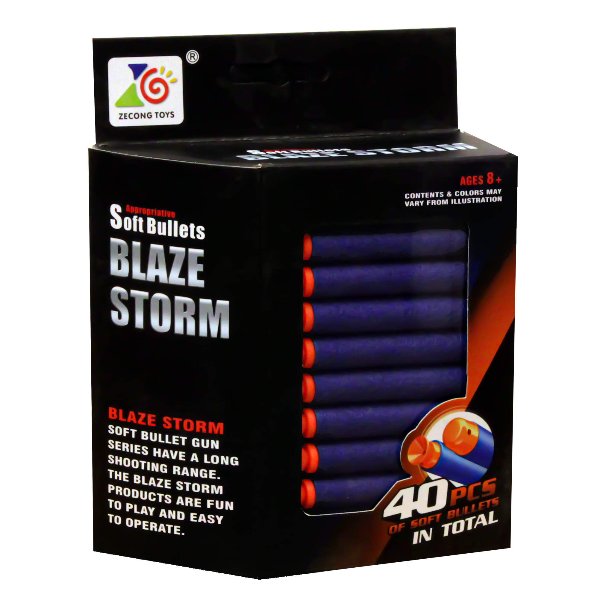 Blaze Storm - Soft Bullets 40 Pcs