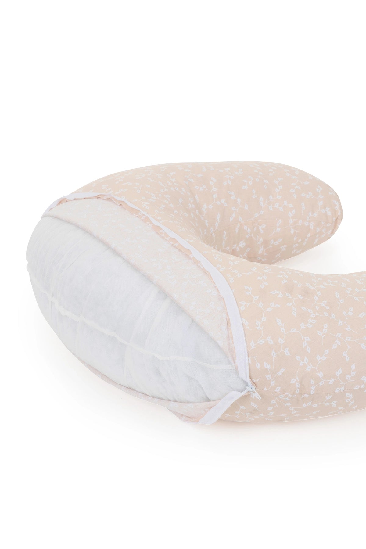 U-shaped pillow with textured surface 