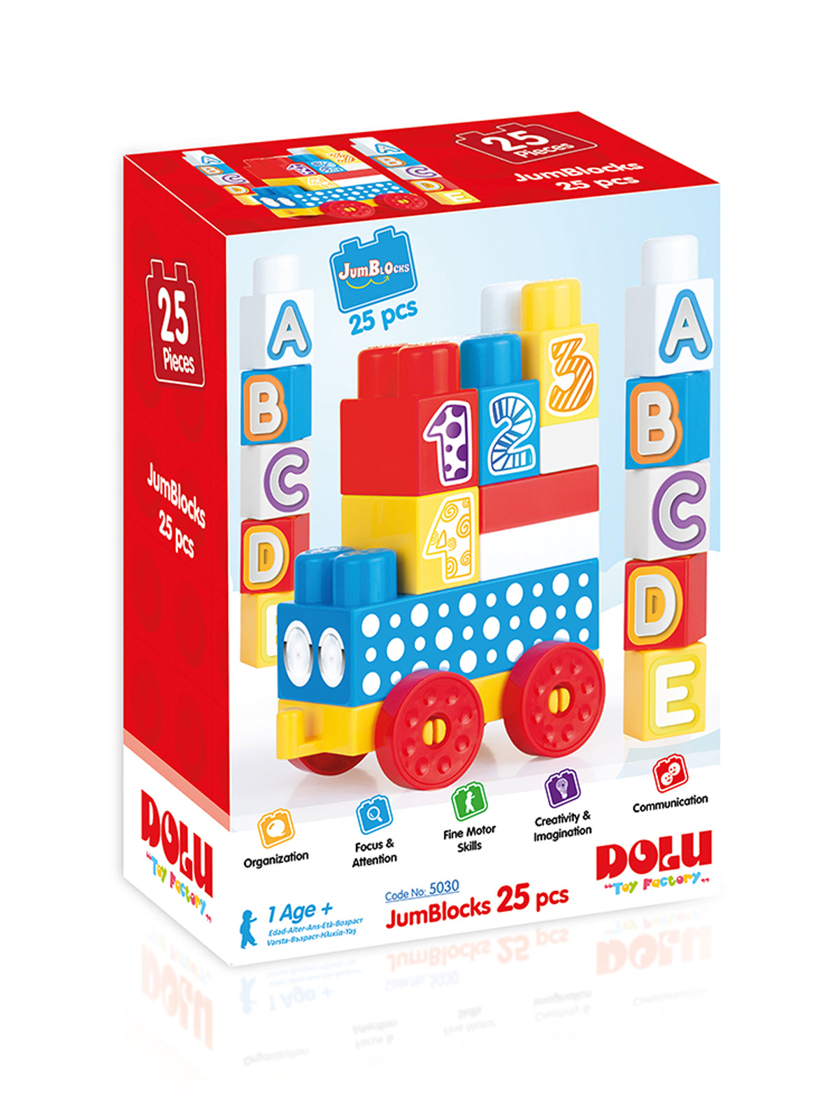 Dolu Mega Block 25 pcs in a Box For kids