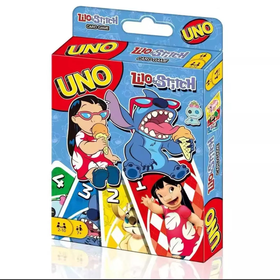 UNO Classic Card Game with Character-Themed Graphics for 2-10 Players