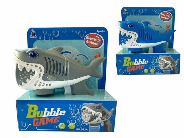 Electric Bubble Gun For Fru Soap Bubbles 562A - Grey Shark