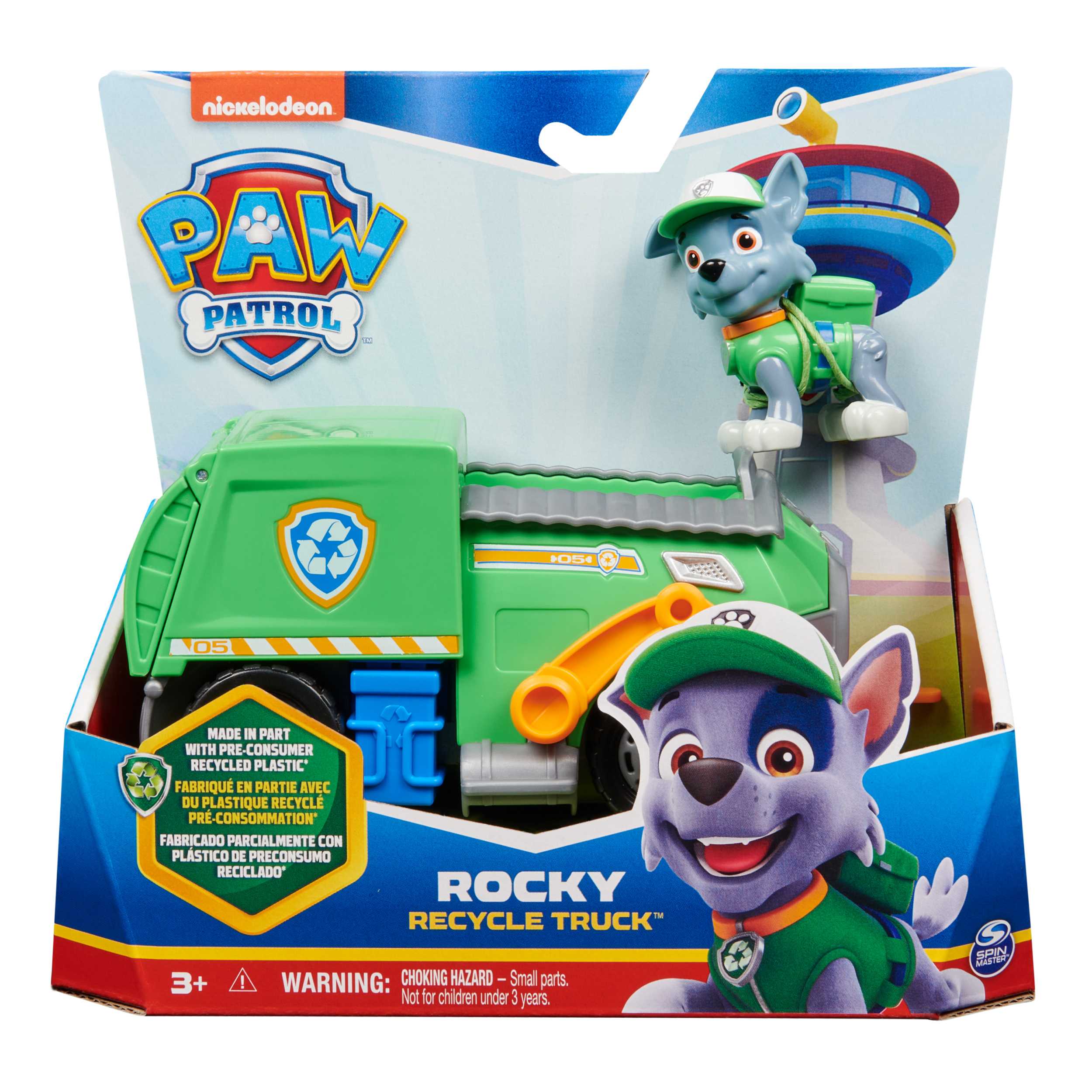 PAW PATROL ROCKY RECYCLE TRUCK VEHICLE