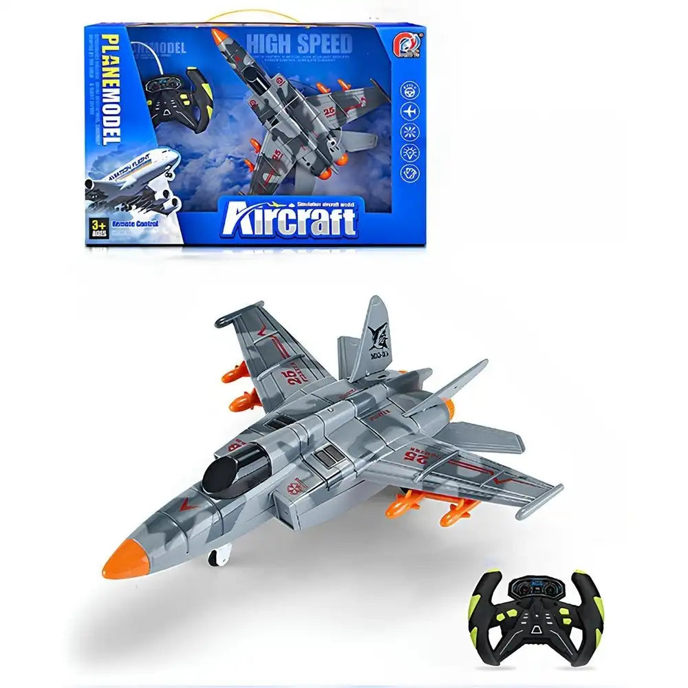 Remote Control Military Fighter Airplane  For Kids