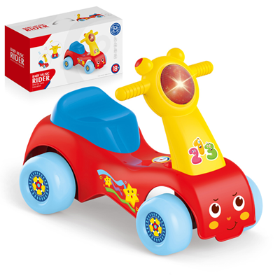 Baby Slide Car Ride-On with Music