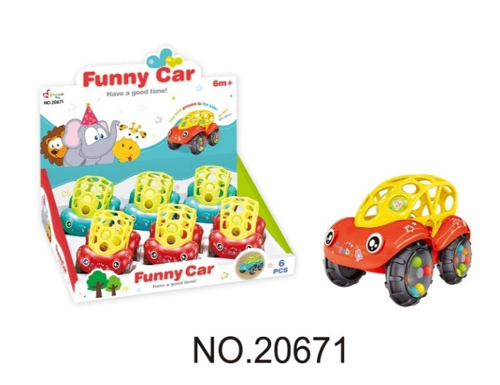 (6PCS/PDQ) FLEXIBLE GLUE CAR