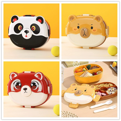 1350ML COMPARTMENTAILZED LUNCH BOX (3 COLOR)