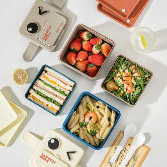 1500ML DOUBLE-LAYER STORGE LUNCH BOX (3 COLOR)