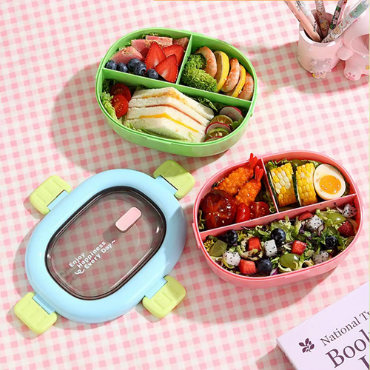 1200ML SINGLE-LAYER LUNCH BOX (4 COLOR)