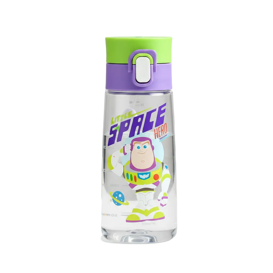 Disney Pixar Buzz Lightyear 470ml Space Sports Water Bottle with Strap