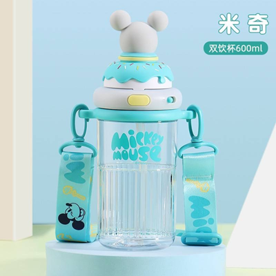 MICKEY-600ML STRAPS WATER BOTTLE